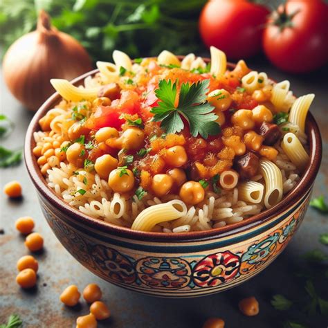  Koshari! En Experimentell Resa Genom Egyptiska Smaker och Texturer